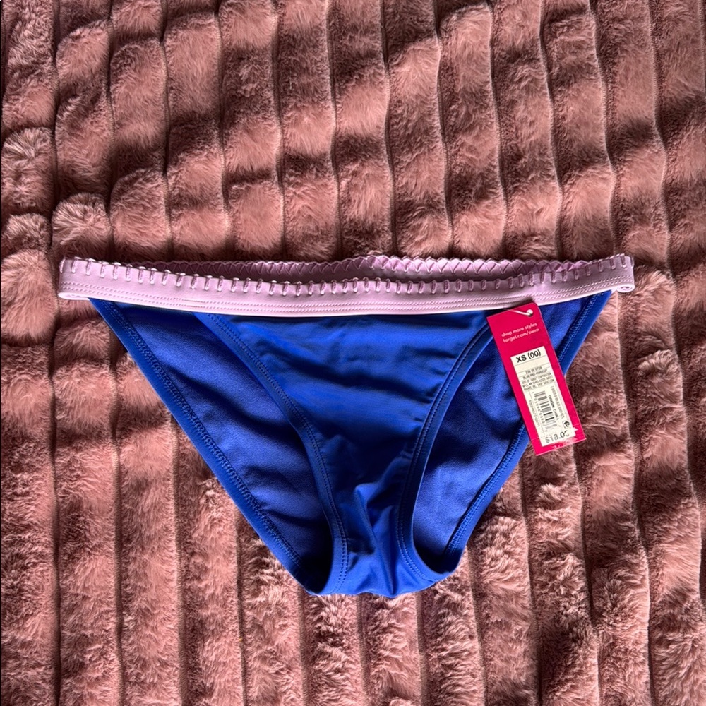 Xhilaration Blue and Purple Bikini Bottom